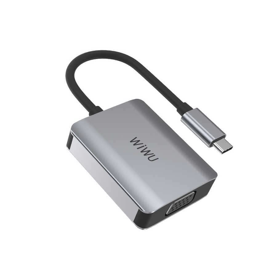 Wiwu Alpha A20VH 2 in 1 Type-C Hub Gray