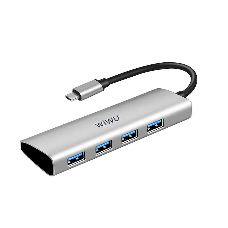 Wiwu Alpha A440 Type-C Hub Silver