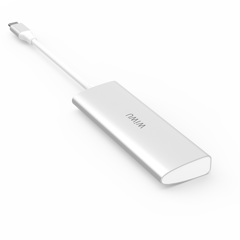 Wiwu Alpha A440 Type-C Hub Silver