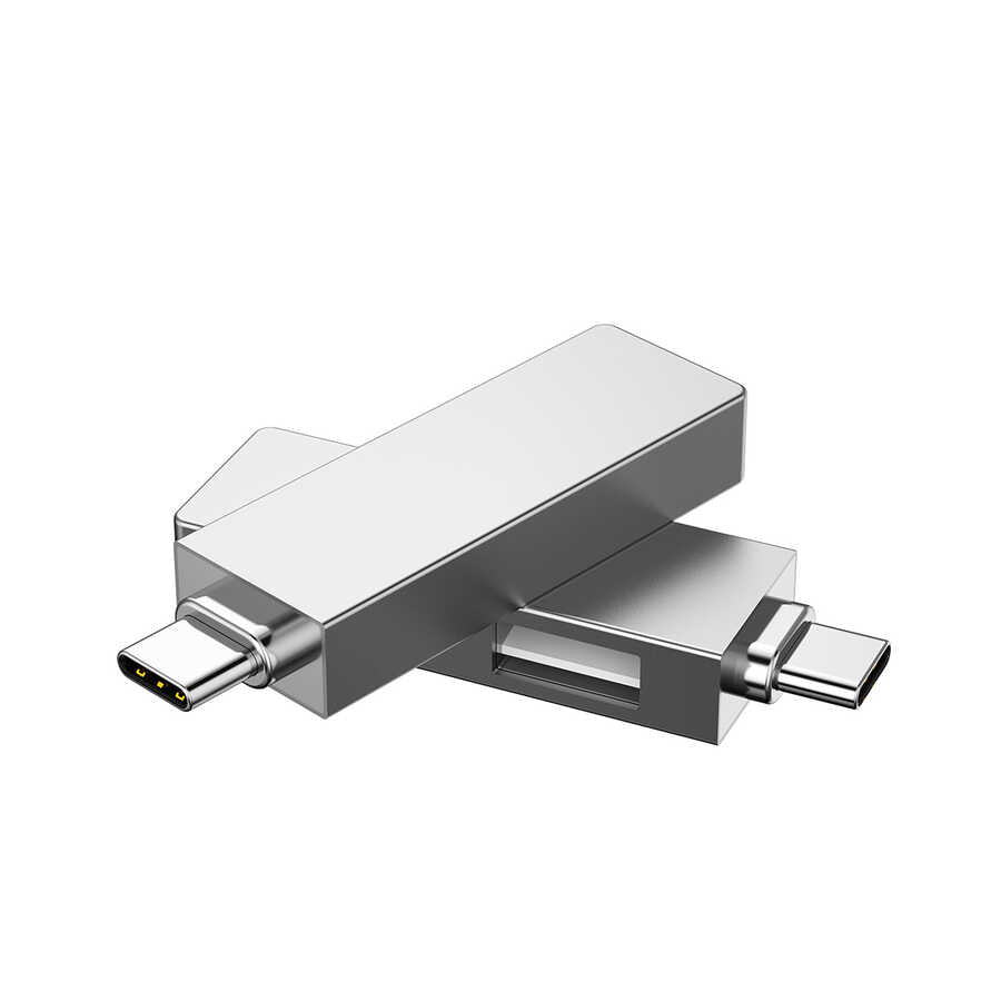 Wiwu Alpha T02 Pro 3 in 1 Type-C Hub PD Port USB Duplicate Gray