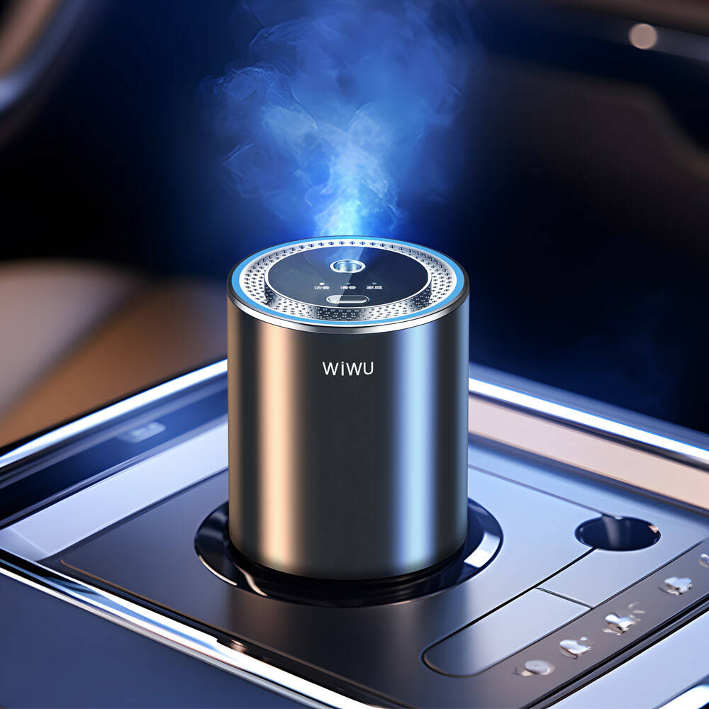 Wiwu AR-001 Air Humidifier and Purifier Smart Car Air Freshener Black