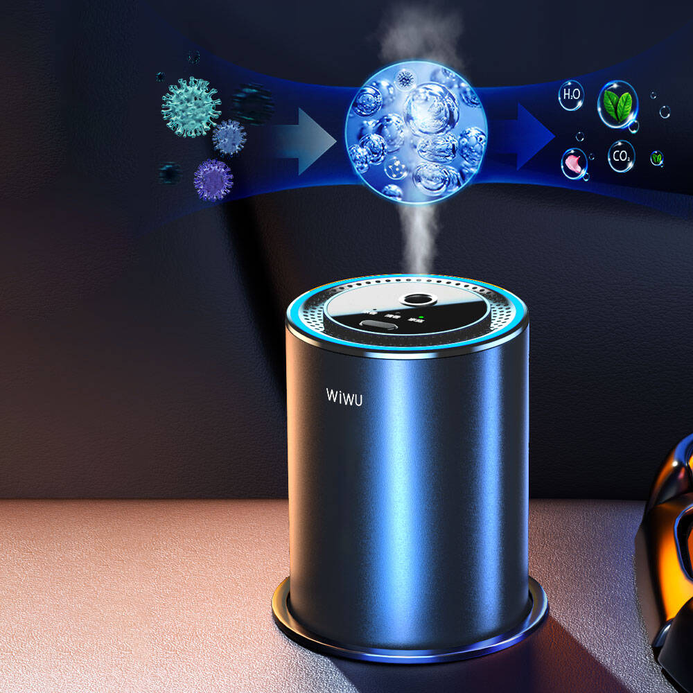 Wiwu AR-001 Air Humidifier and Purifier Smart Car Air Freshener Black