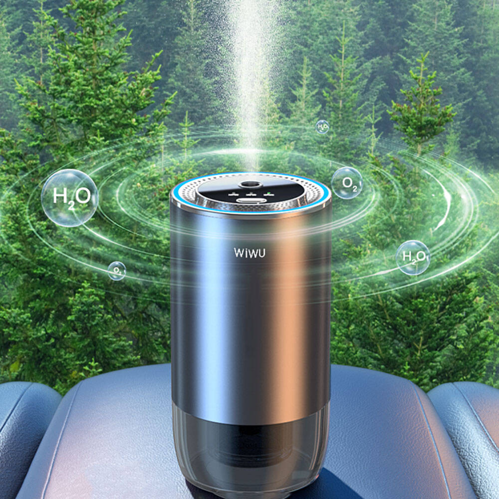Wiwu AR-001 Air Humidifier and Purifier Smart Car Air Freshener Black