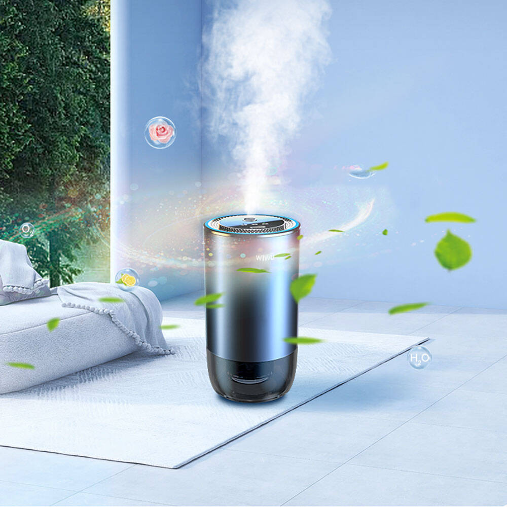 Wiwu AR-001 Air Humidifier and Purifier Smart Car Air Freshener Black