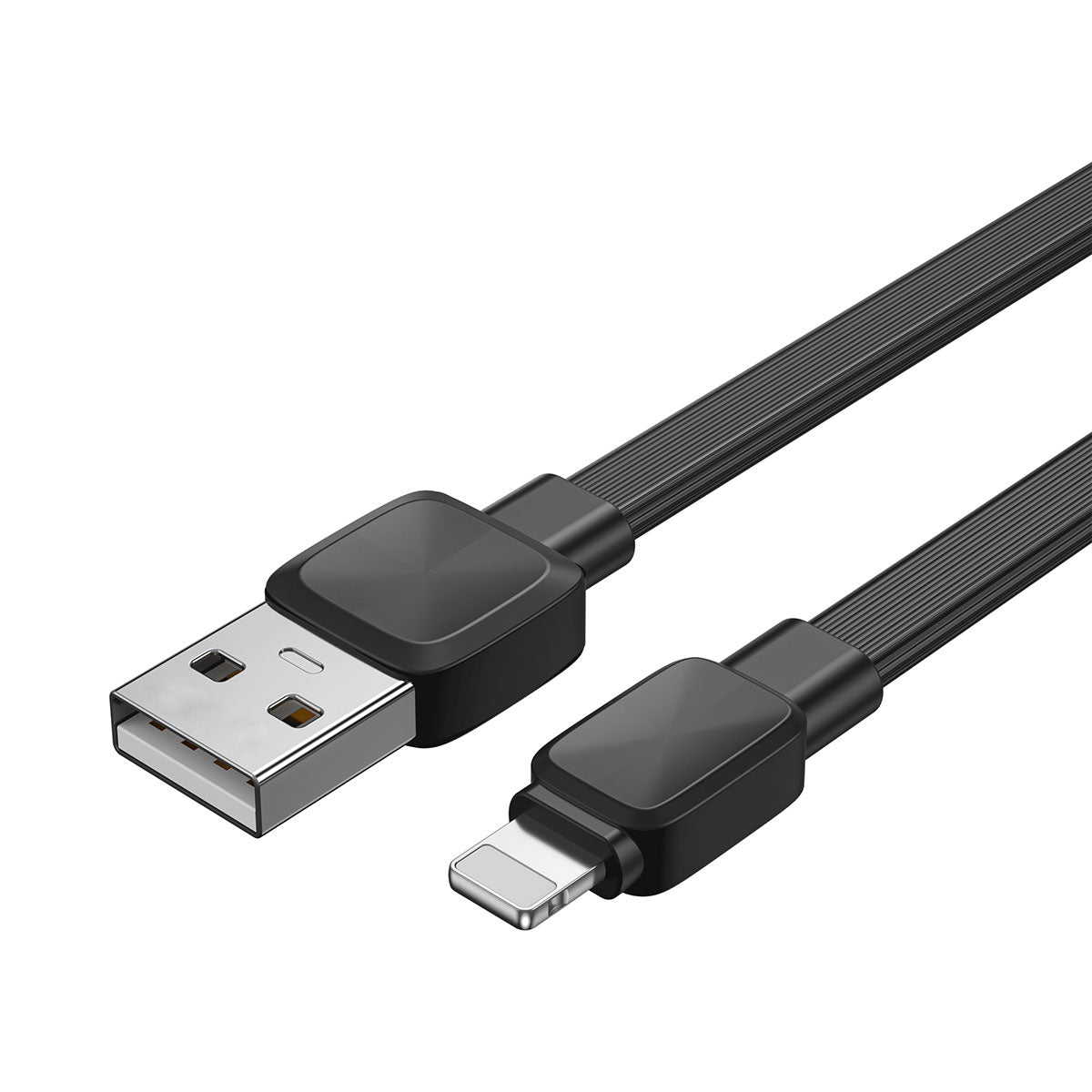 Wiwu Bravo Wİ-C003 Flat Design Lightning USB Cable 1M White