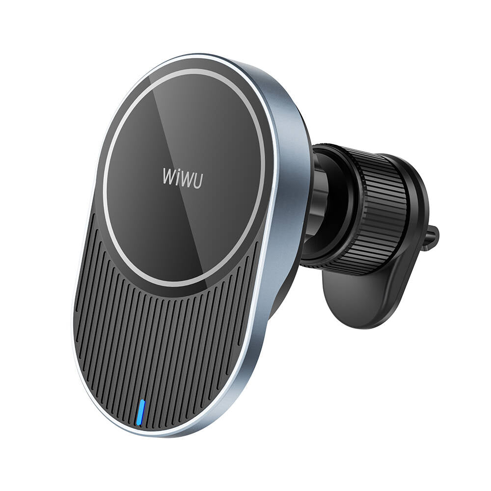 Wiwu CH-315 Lacey Magnetic Wireless Charging In-Car Phone Holder Ventilation Design Gray