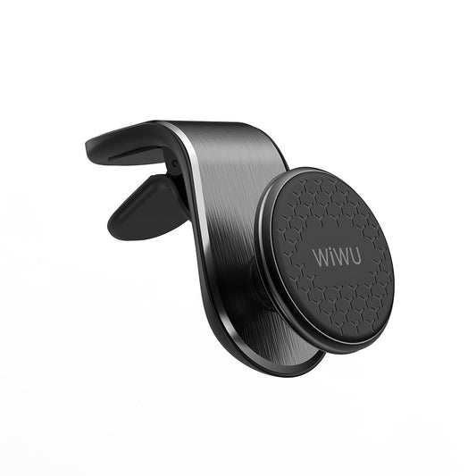 Wiwu CH006 360 Degree Rotating Ventilation Design Car Phone Holder Black
