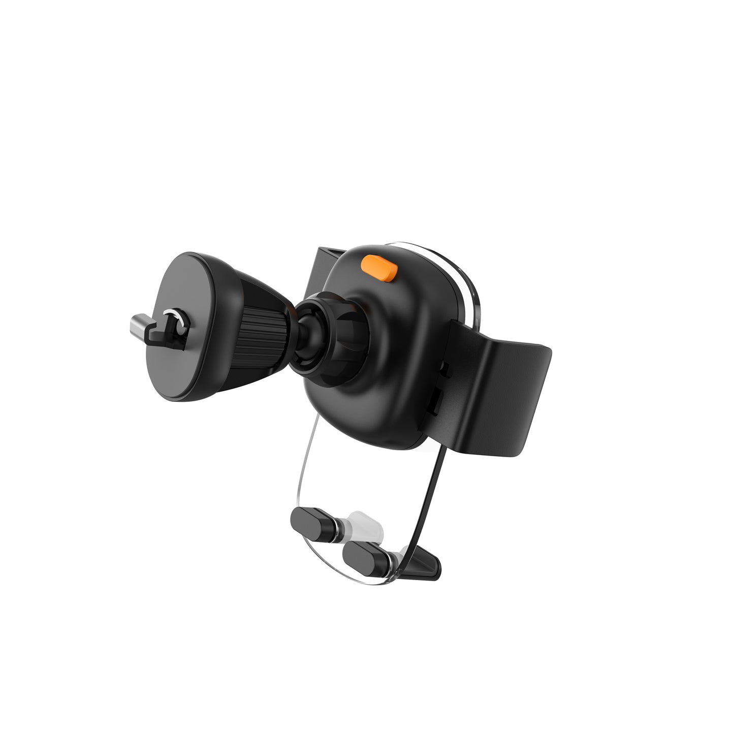 Wiwu CH008 Phone Weight Powered Ventilation Design Car Phone Holder Black