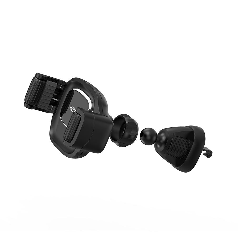 Wiwu CH009 Automatic Mechanism Ventilation Design Car Phone Holder Black