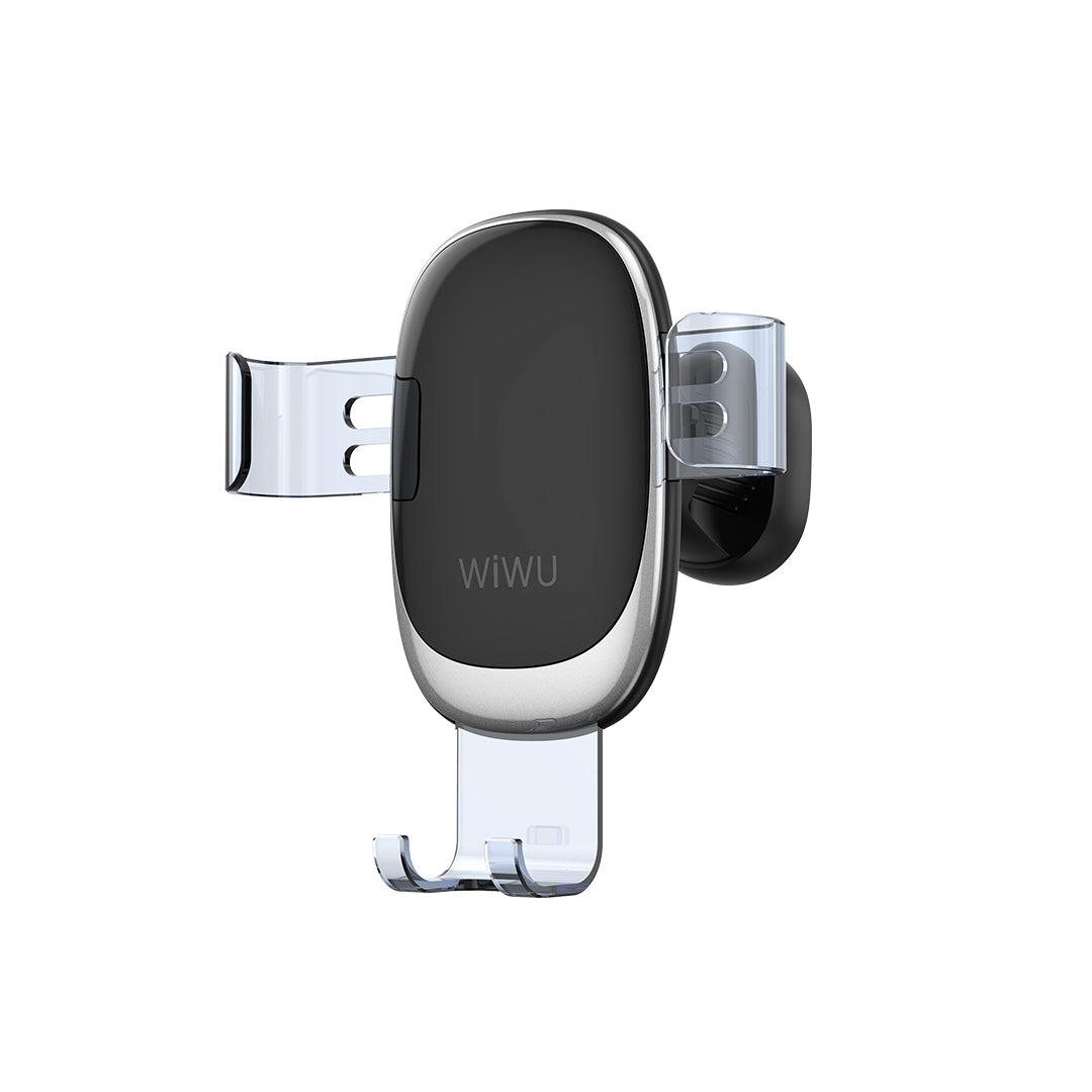 Wiwu CH010 Phone Weight Powered Ventilation Design Car Phone Holder Black