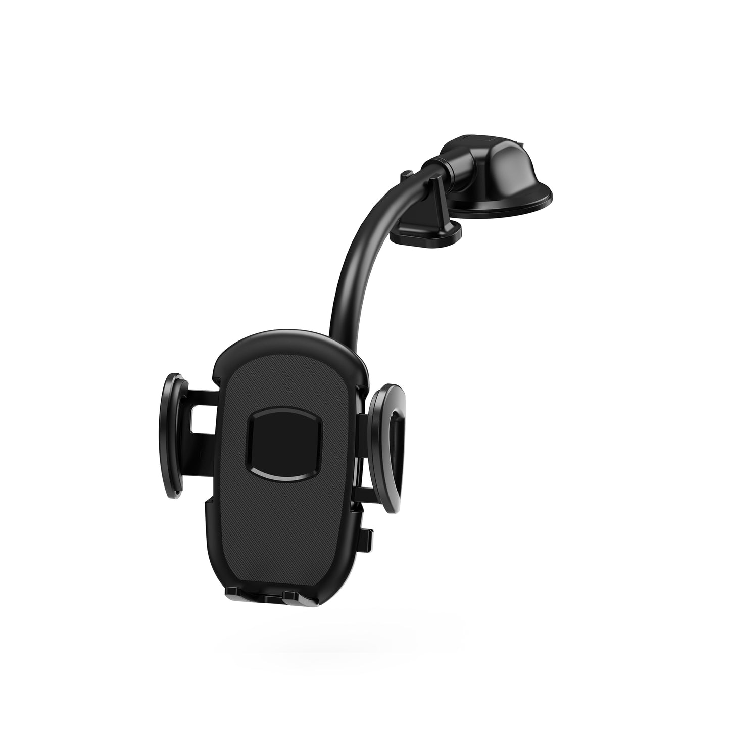 Wiwu CH016 Automatic Mechanism Flexible Spiral Suction Cup Design Car Phone Holder Black