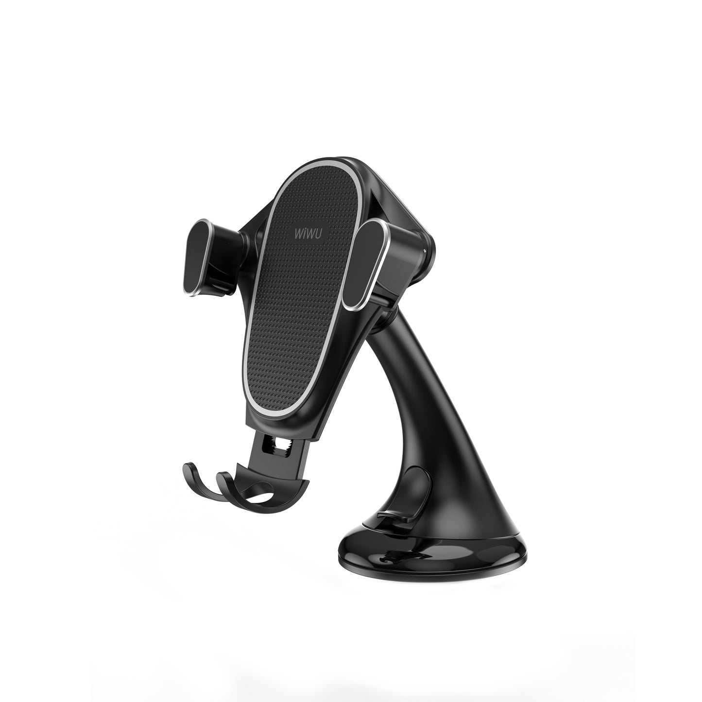 Wiwu CH019 Suction Cup Design Car Phone Holder Working with Phone Weight Black