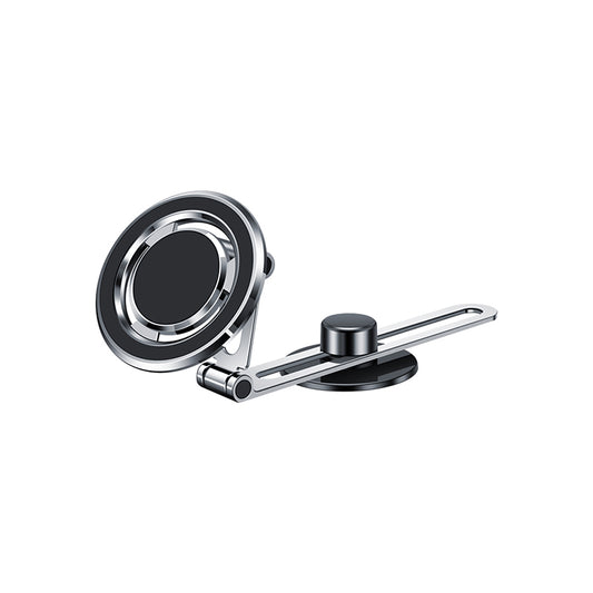 Wiwu CH025 360 Degree Rotating Magnetic Flat Floor Version Car Phone Holder Silver
