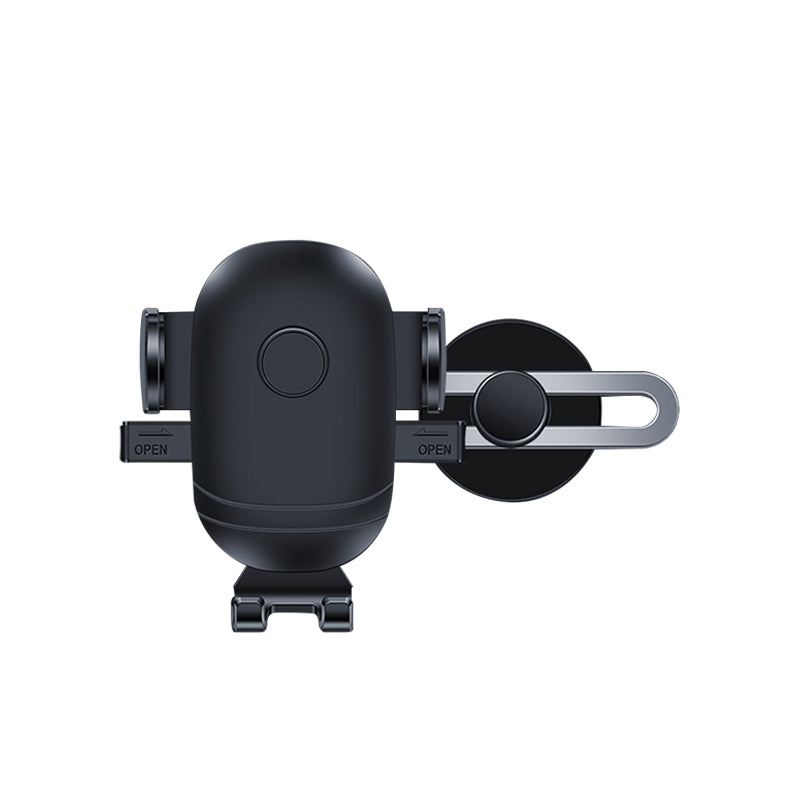 Wiwu CH028 360 Degree Rotating Automatic Mechanism Flat Floor Version Car Phone Holder Black