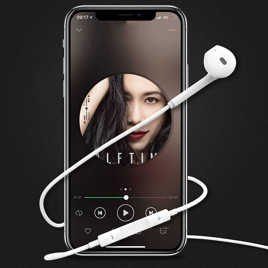 Wiwu Earbuds 302 Lightning Headphones White