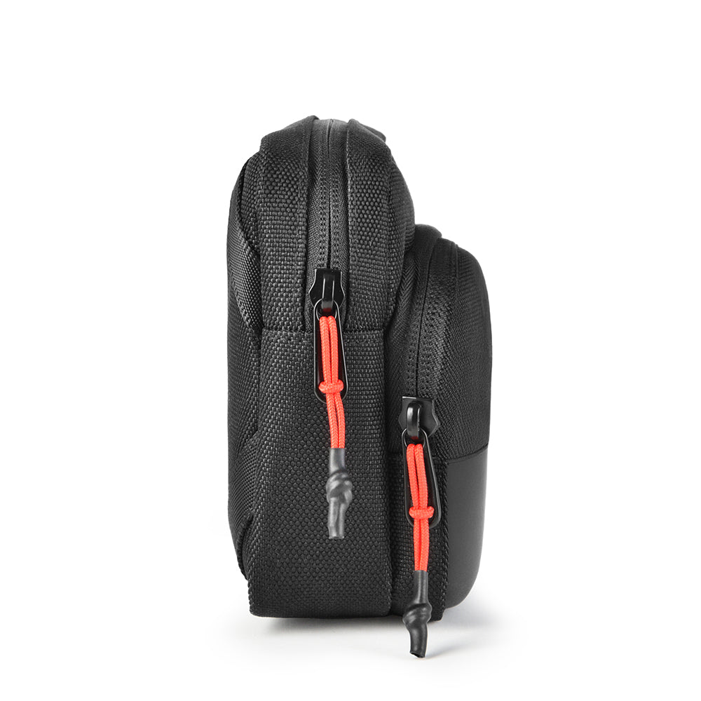 Wiwu Essen Series Water-Resistant 1200D Polyester Fabric Crossbody Bag Black