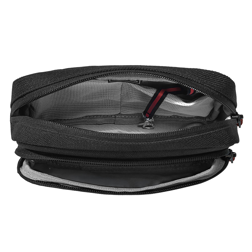 Wiwu Essen Series Water-Resistant 1200D Polyester Fabric Crossbody Bag Black