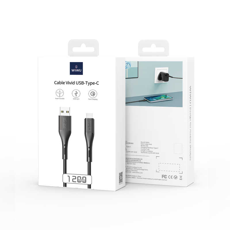 Wiwu G50 Vivid Type-C USB Cable Black
