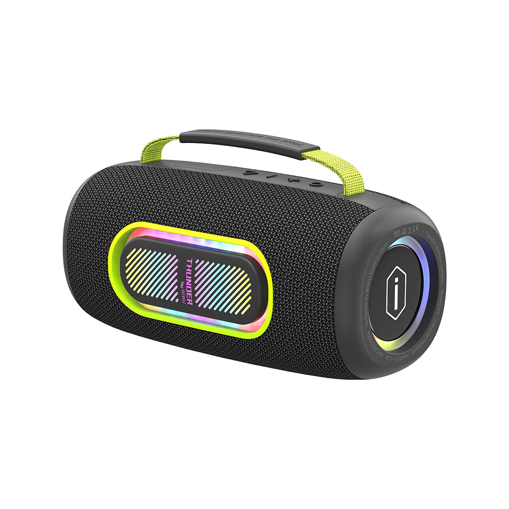Wiwu H7 RGB Light Hanging TWS Bluetooth Speaker v5.3 40W Black