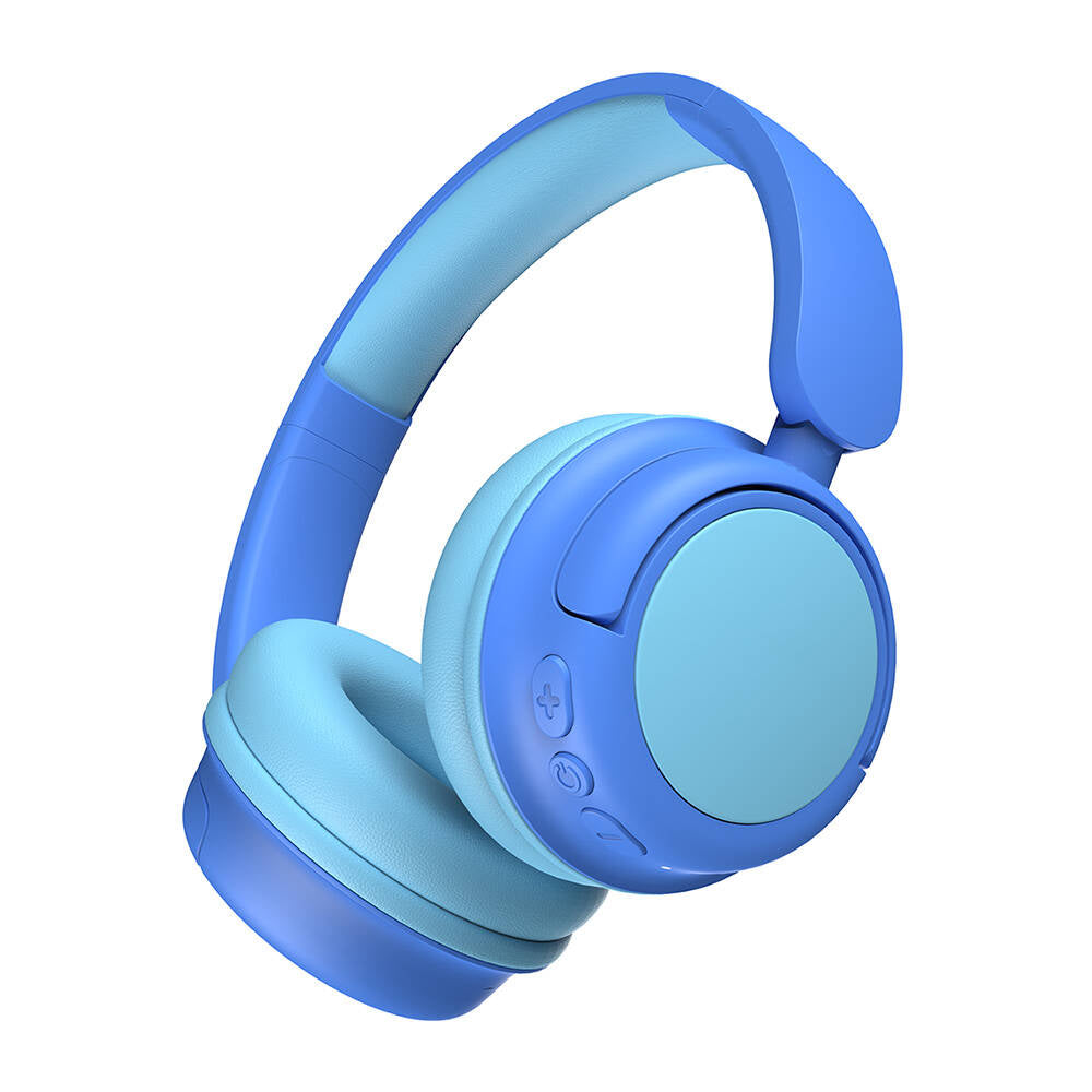 Wiwu KTD-02 Adjustable Over-Ear Wired and Bluetooth 5.3 Kids Headphones Blue