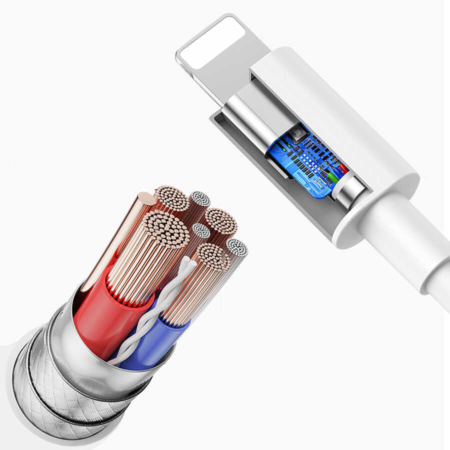 Wiwu LT01 Plus Lightning Audio Adapter White