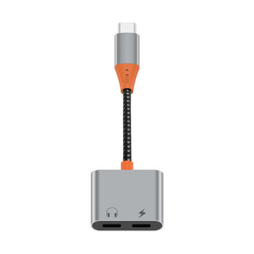 Wiwu LT11 Type-C Şarj Ve Type-C Kulaklık Dönüştürücü Adaptör