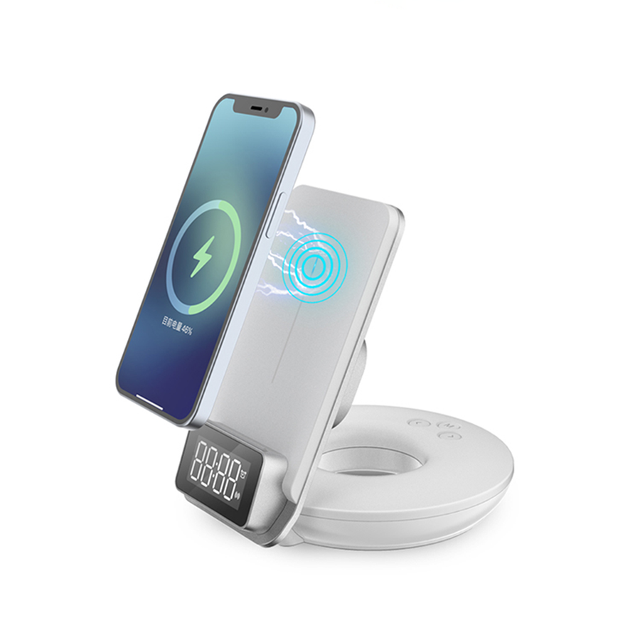 Wiwu M11 4 in 1 Wireless Charging Stand White
