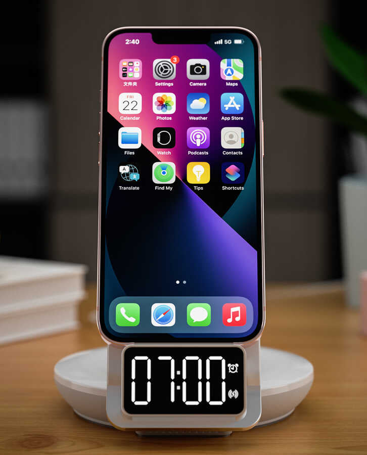Wiwu M11 4 in 1 Wireless Charging Stand White