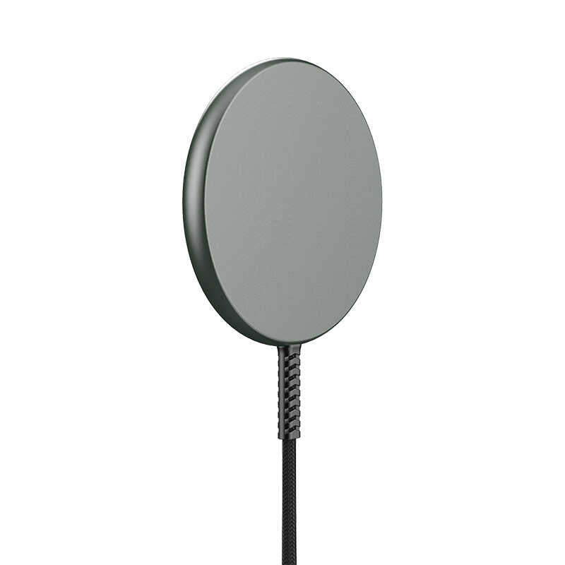 Wiwu M14 Intelligent Wireless Magnetic Charging Ultra Thin Transparent 15W Android iOS Support Black