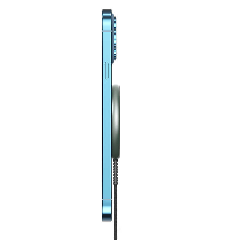 Wiwu M14 Intelligent Wireless Magnetic Charging Ultra Thin Transparent 15W Android iOS Support Black
