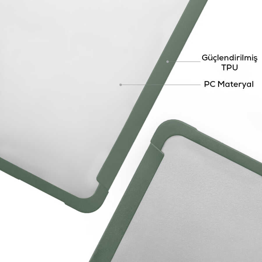 Apple Macbook 13.3' New Pro 2018 Wiwu Macbook HP-01 iShield Cover Green