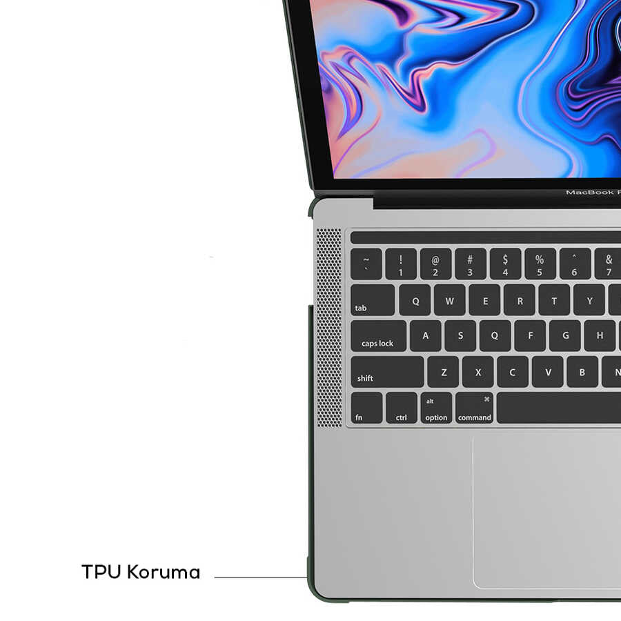 Apple Macbook 13.3' New Pro 2018 Wiwu Macbook HP-01 iShield Cover Navy Blue
