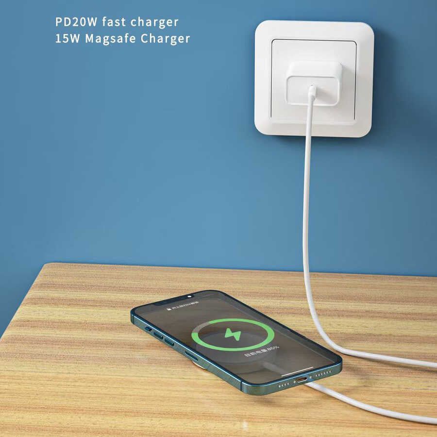 Wiwu M-safe Wireless Charging White