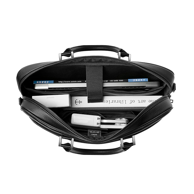 Wiwu Master Fingerprint Lock Serisi Parmak İzi Kilitli Suya Dayanıklı 16 inç Laptop Çantası Siyah