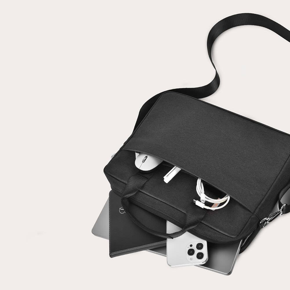 Wiwu Minimalist Bag Pro Su Geçirmez Askılıklı Laptop Çantası Siyah