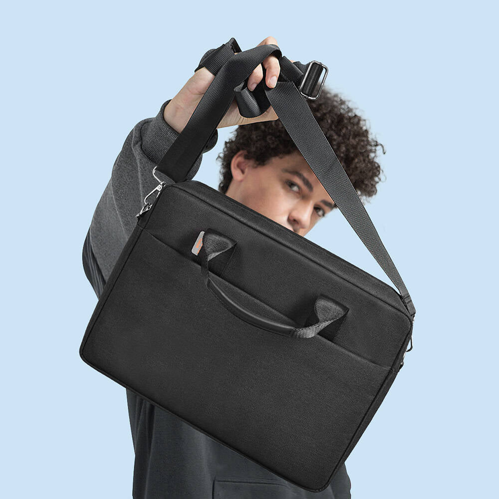Wiwu Minimalist Bag Pro Su Geçirmez Askılıklı Laptop Çantası Siyah