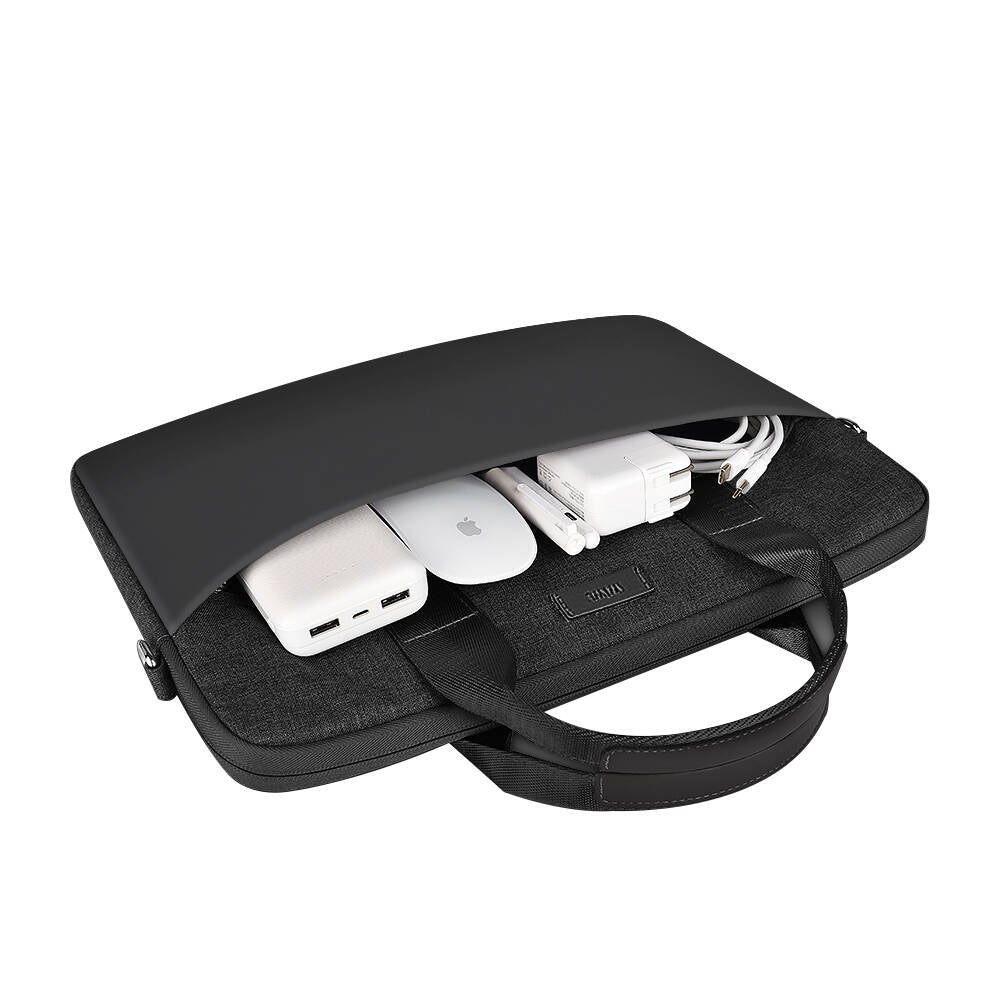 Wiwu Minimalist Taşınabilir Su Geçirmez Laptop Çantası Siyah
