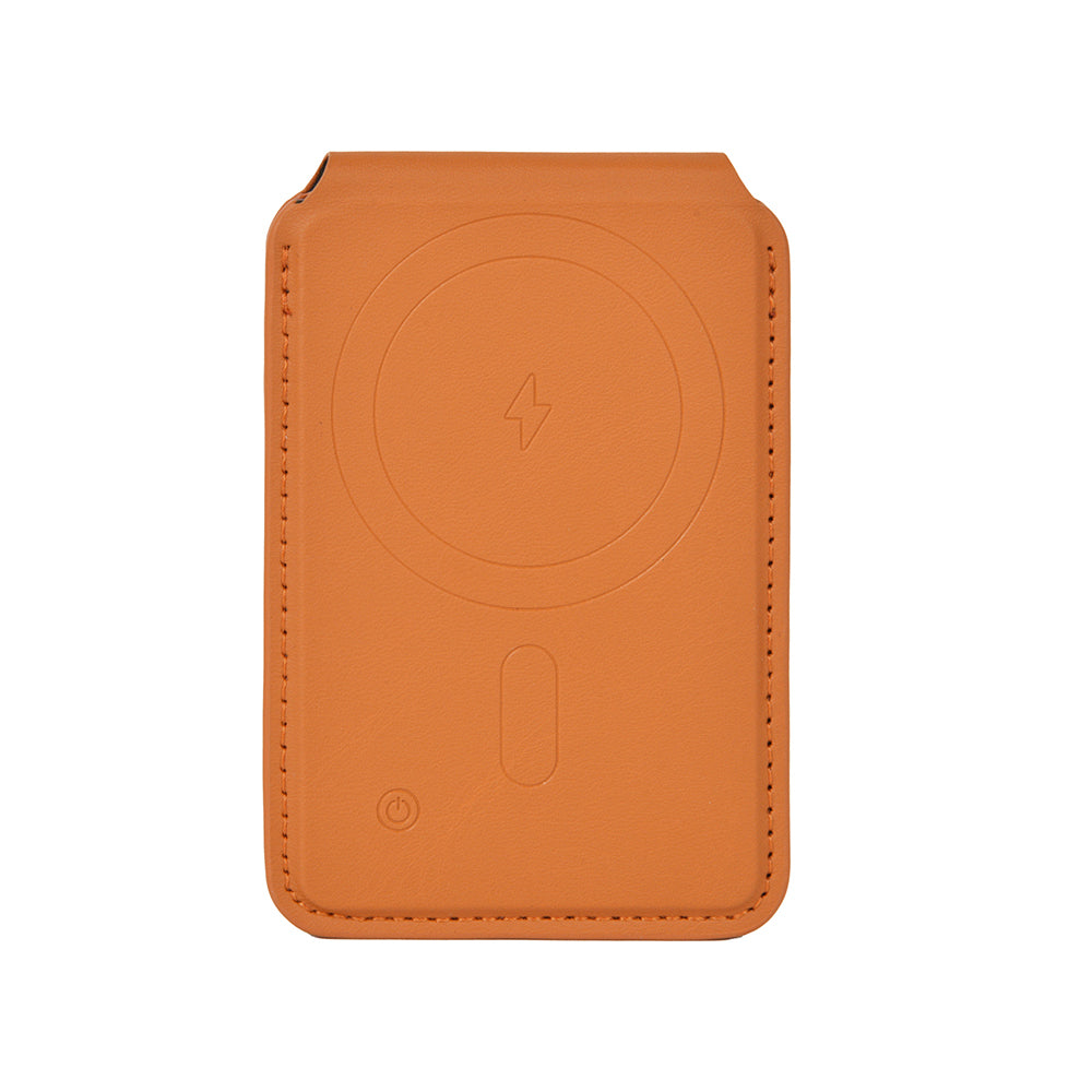 Wiwu MW-005 Magnetik Standlı Kartlık Qi Kablosuz Şarj Uyumlu FindMy Özellikli Mag Wallet Siyah