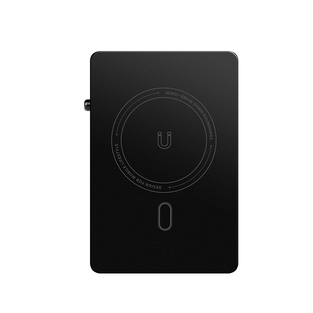 Wiwu MW-007 Warriors Pop-Up Button Design Magnetic Aramid Fiber Metal Stand Card Holder Titanium