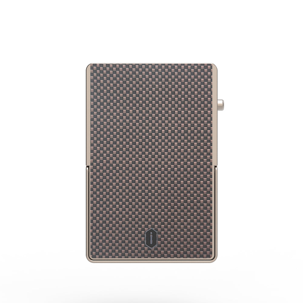 Wiwu MW-007 Warriors Pop-Up Button Design Magnetic Aramid Fiber Metal Stand Card Holder Titanium