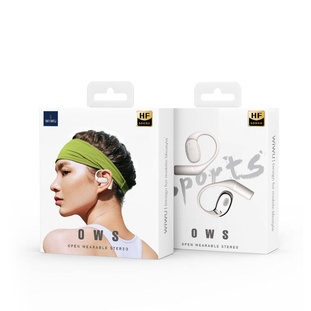Wiwu O300 Openbuds OWS Kulak İçi Bluetooth v5.3 Kulaklık Starlight