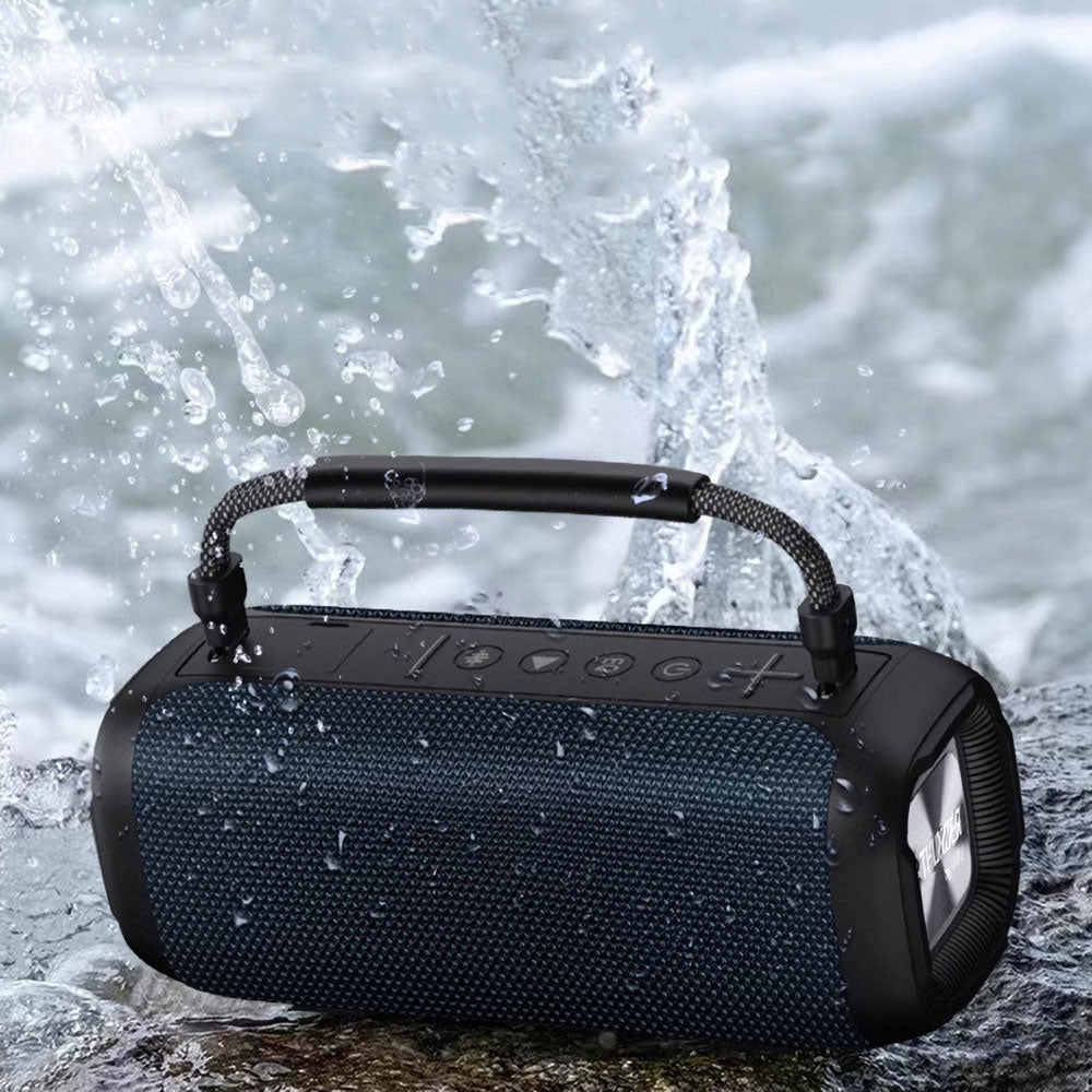 Wiwu P17 Çift Mikrofonlu Thunder Bluetooth Speaker Hoparlör TF Card/Flash Disk Suya Dayanıklı V5.3 Lacivert