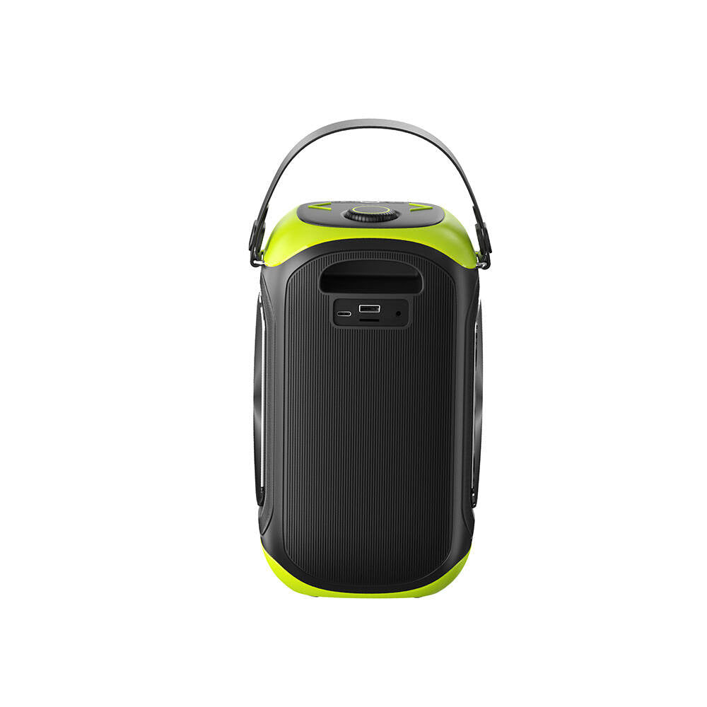 Wiwu P20 Thunder Bluetooth Speaker Hoparlör ve Karaoke Bluetooth Mikrofon Siyah-Yeşil
