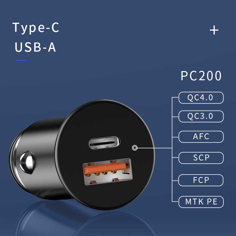 Wiwu PC200 Car Charger Black