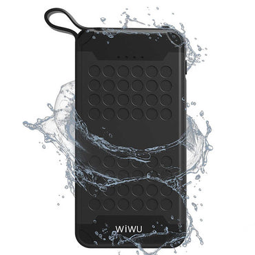 Wiwu PC905 10000 Mah Waterproof Adventurer Suya Dayanıklı Powerbank Siyah