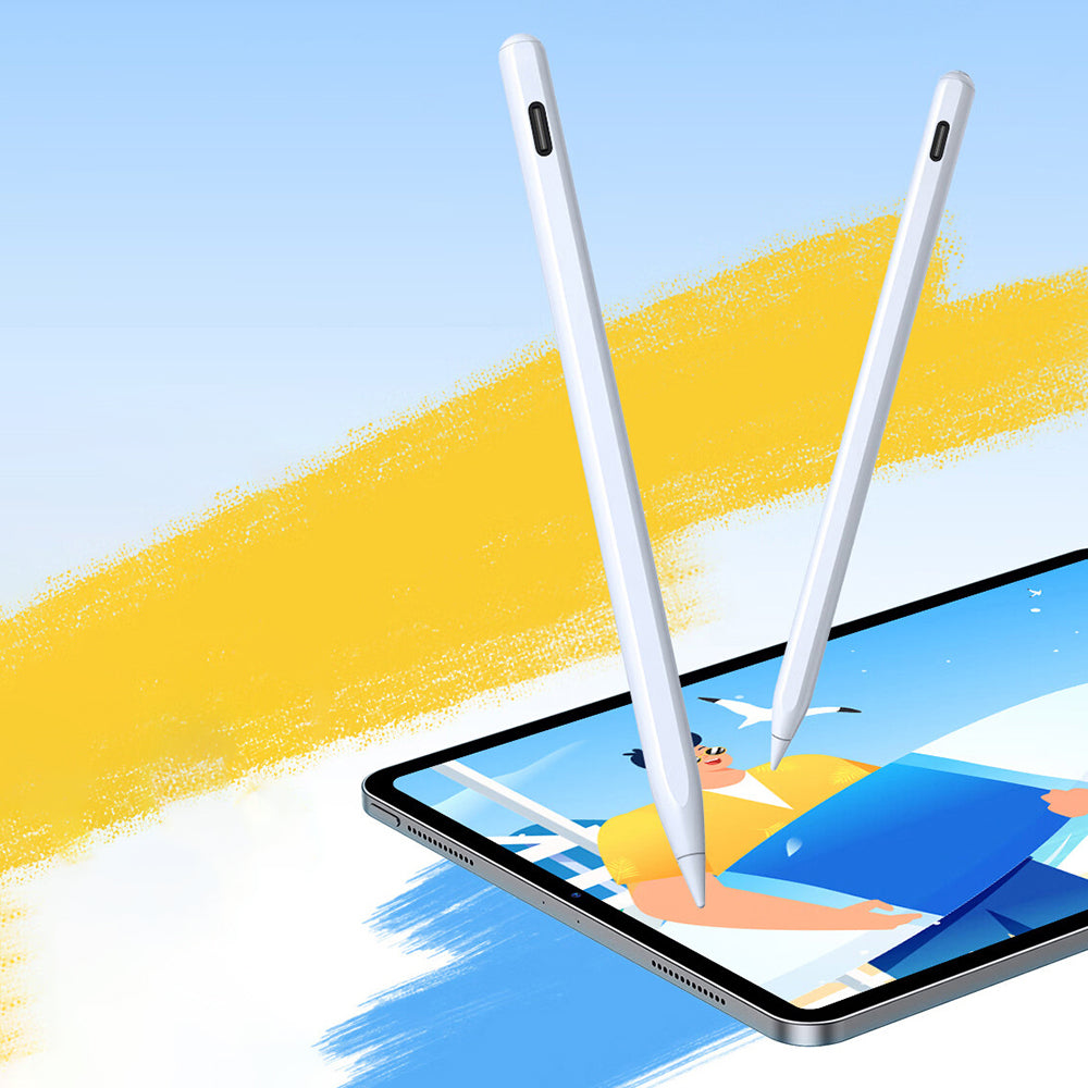 Wiwu Pencil A03 Touch Pen with Palm Rejection and Tilt Sensitivity, Wireless Charging, White