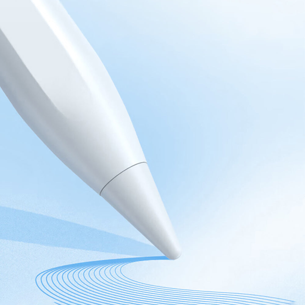 Wiwu Pencil A03 Touch Pen with Palm Rejection and Tilt Sensitivity, Wireless Charging, White
