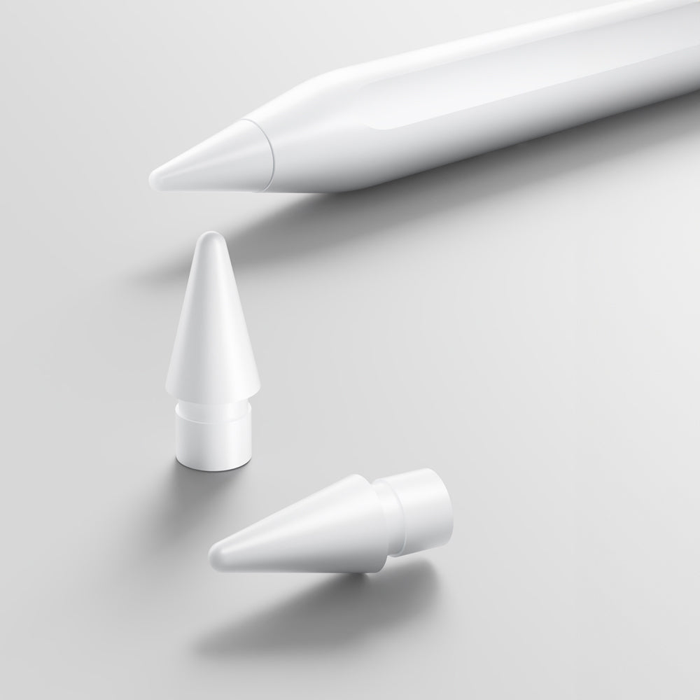 Wiwu Pencil A03 Touch Pen with Palm Rejection and Tilt Sensitivity, Wireless Charging, White