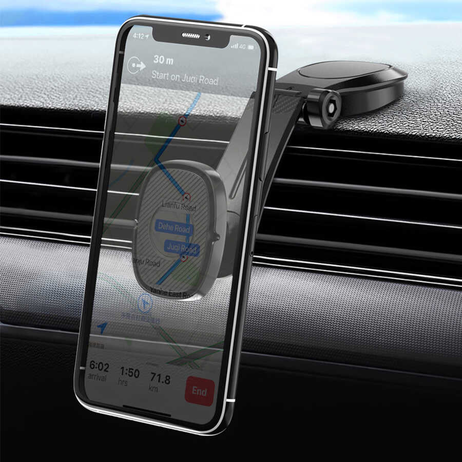 Wiwu PL900 Lotto Magnetic Car Phone Holder Black