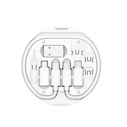 Wiwu S02 Almighty Suit Boxed Cable Set White